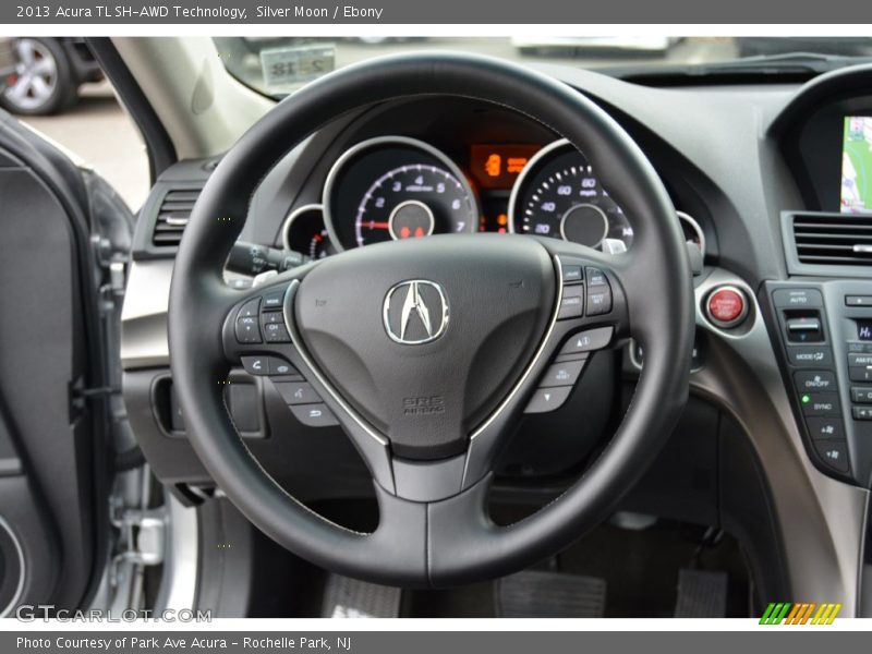Silver Moon / Ebony 2013 Acura TL SH-AWD Technology