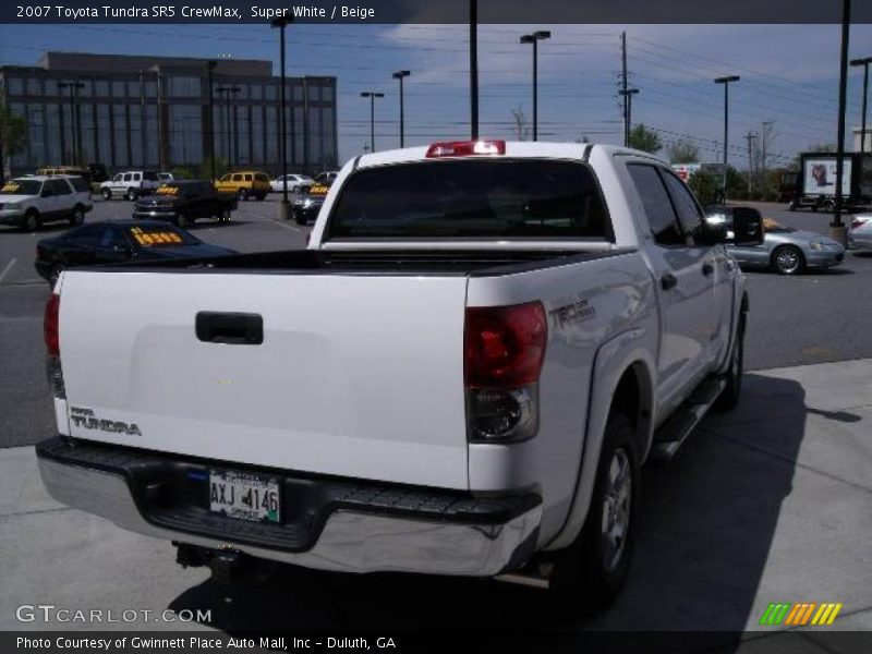 Super White / Beige 2007 Toyota Tundra SR5 CrewMax