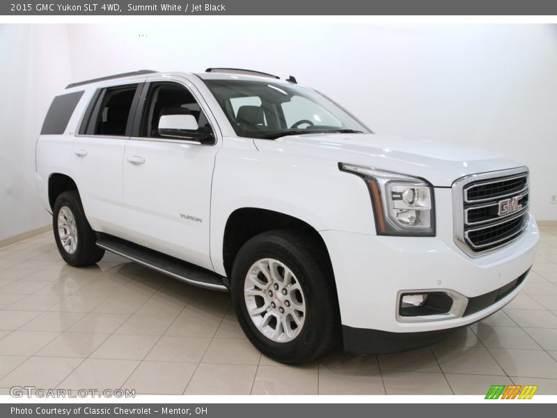 Summit White / Jet Black 2015 GMC Yukon SLT 4WD