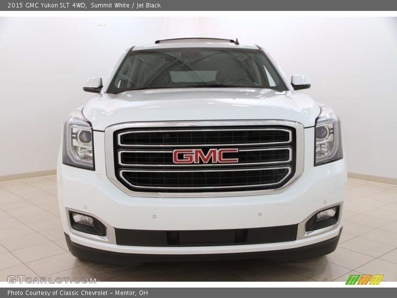 Summit White / Jet Black 2015 GMC Yukon SLT 4WD