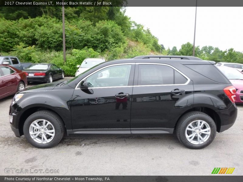 Mosaic Black Metallic / Jet Black 2017 Chevrolet Equinox LT