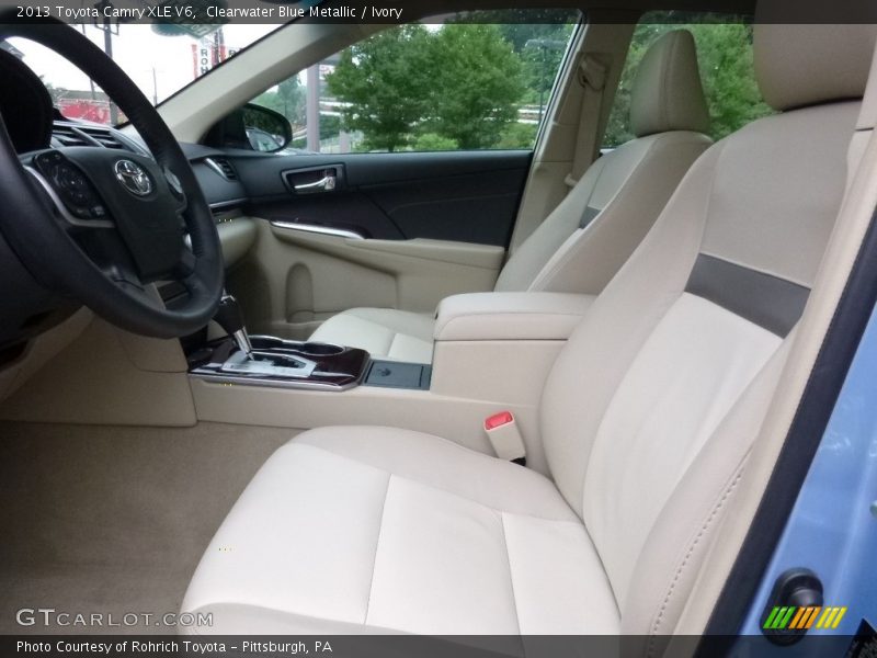 Clearwater Blue Metallic / Ivory 2013 Toyota Camry XLE V6