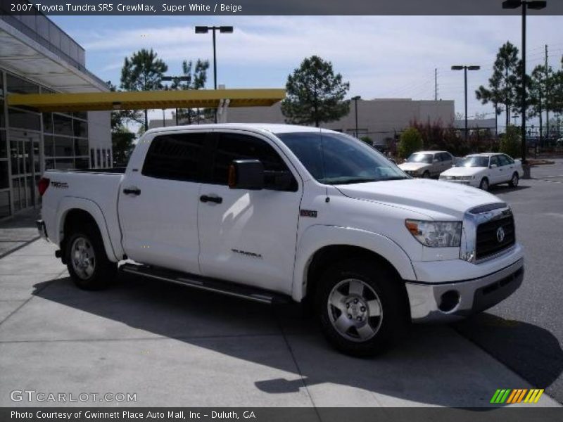 Super White / Beige 2007 Toyota Tundra SR5 CrewMax