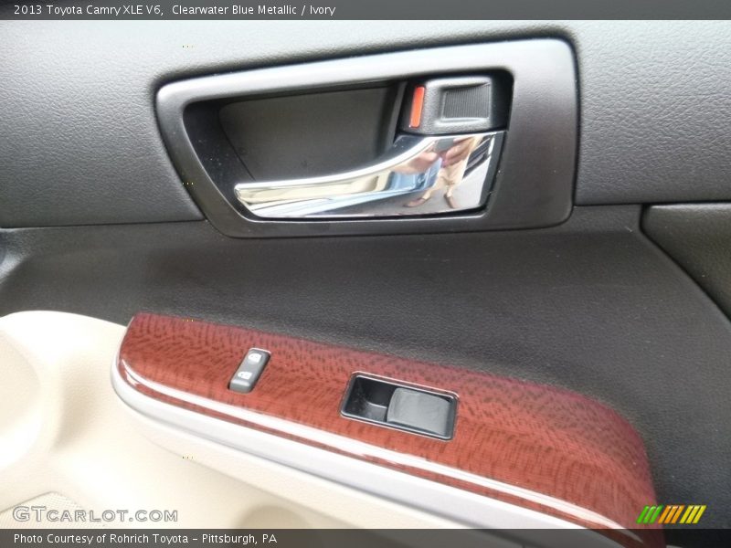 Clearwater Blue Metallic / Ivory 2013 Toyota Camry XLE V6