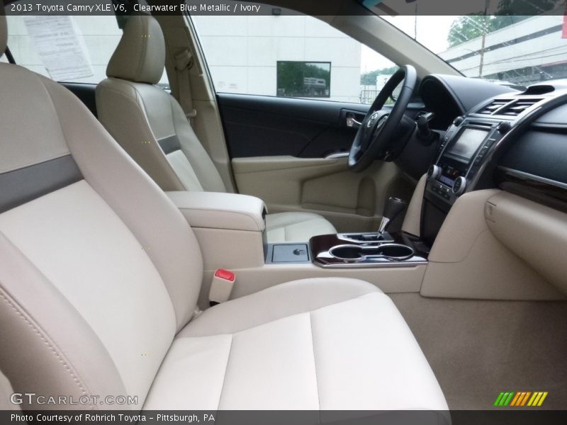Clearwater Blue Metallic / Ivory 2013 Toyota Camry XLE V6