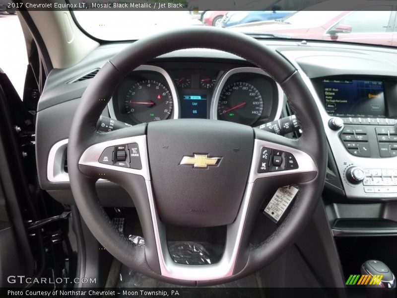Mosaic Black Metallic / Jet Black 2017 Chevrolet Equinox LT