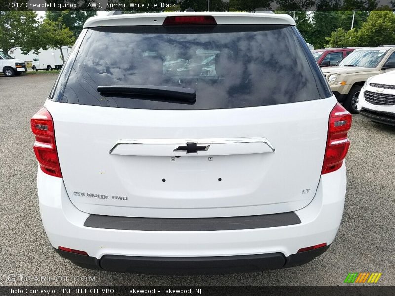 Summit White / Jet Black 2017 Chevrolet Equinox LT AWD