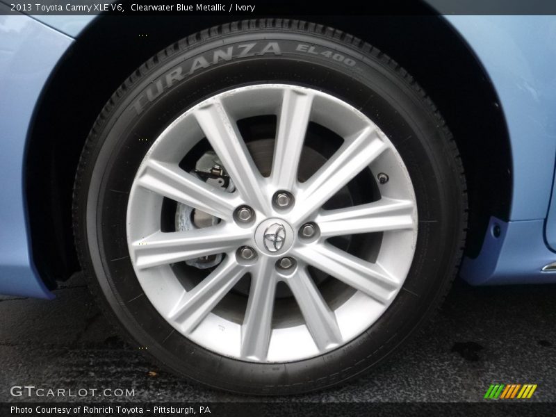 Clearwater Blue Metallic / Ivory 2013 Toyota Camry XLE V6