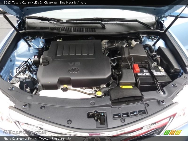 Clearwater Blue Metallic / Ivory 2013 Toyota Camry XLE V6