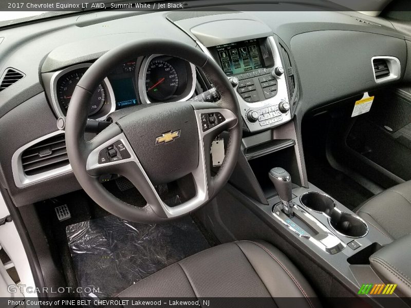 Summit White / Jet Black 2017 Chevrolet Equinox LT AWD