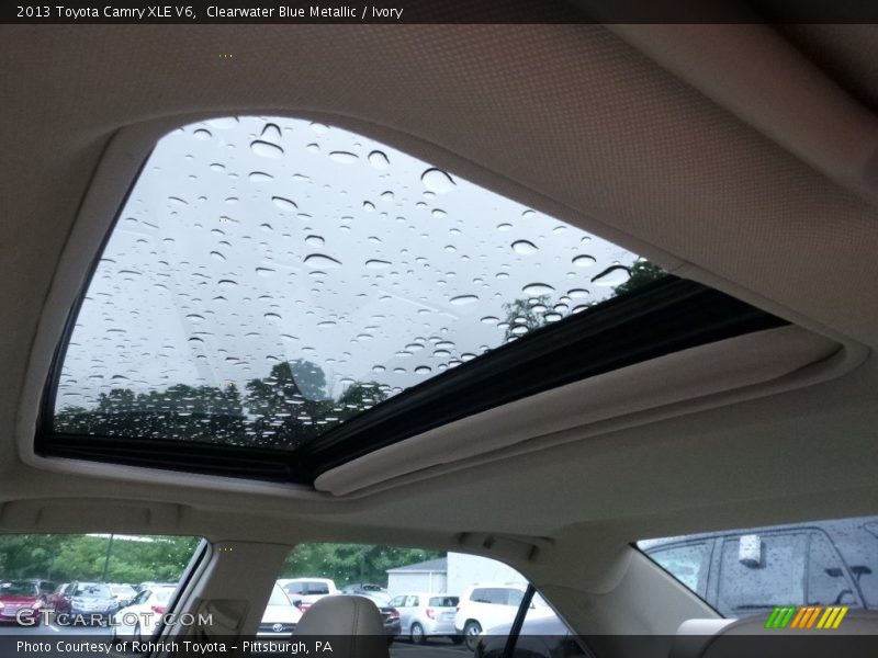 Clearwater Blue Metallic / Ivory 2013 Toyota Camry XLE V6