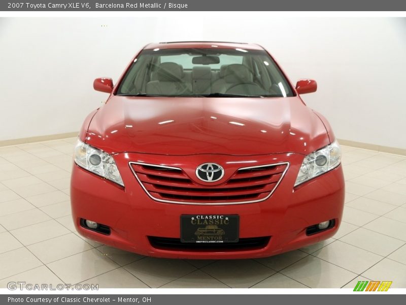 Barcelona Red Metallic / Bisque 2007 Toyota Camry XLE V6