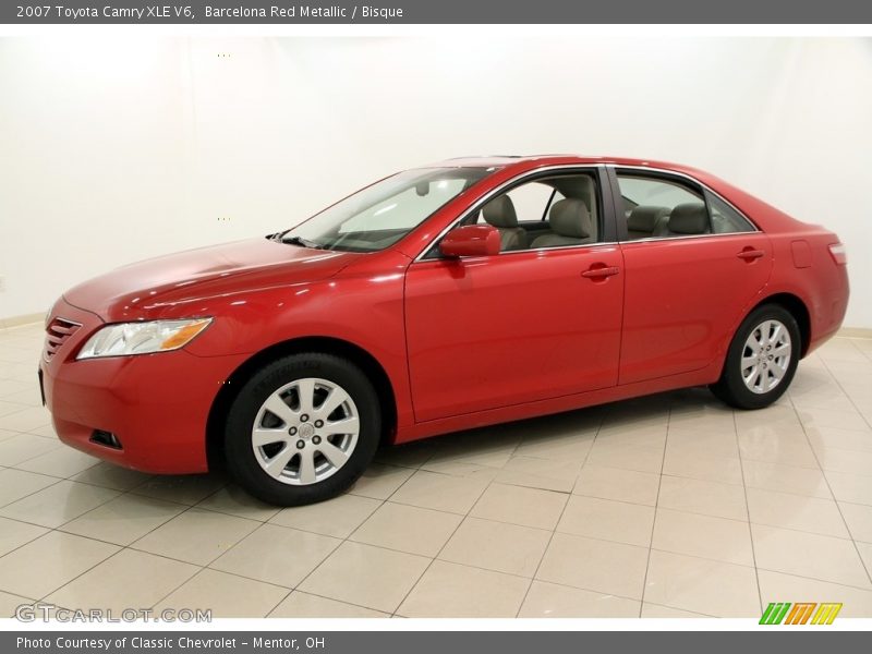 Barcelona Red Metallic / Bisque 2007 Toyota Camry XLE V6