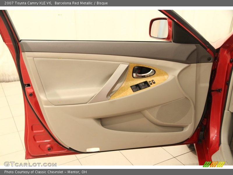 Barcelona Red Metallic / Bisque 2007 Toyota Camry XLE V6