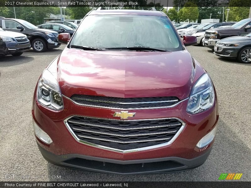 Siren Red Tintcoat / Light Titanium/Jet Black 2017 Chevrolet Equinox LT
