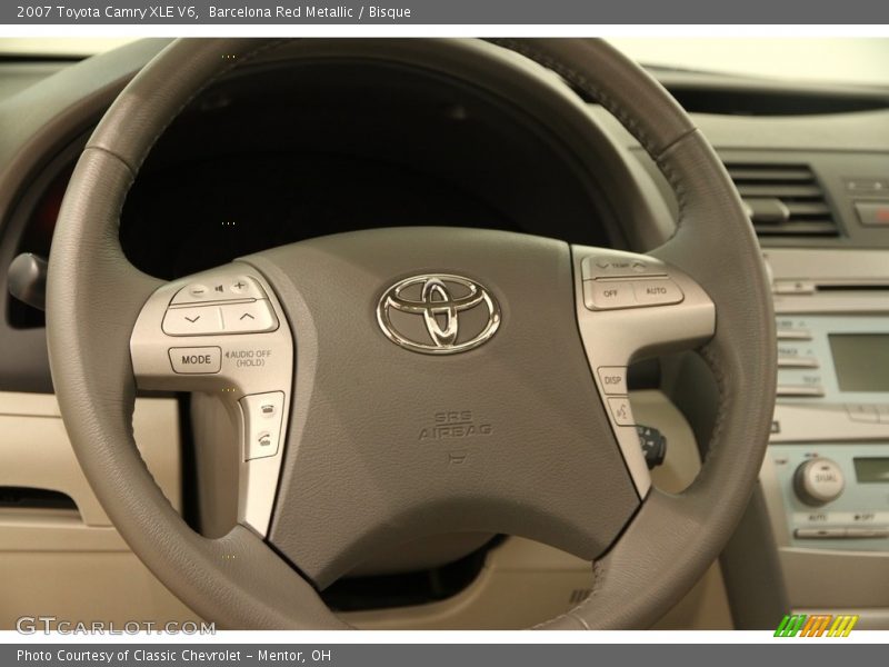 Barcelona Red Metallic / Bisque 2007 Toyota Camry XLE V6