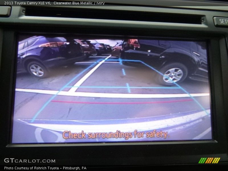 Clearwater Blue Metallic / Ivory 2013 Toyota Camry XLE V6