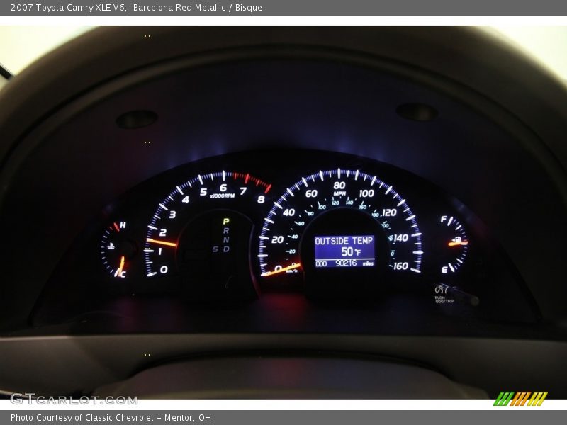 Barcelona Red Metallic / Bisque 2007 Toyota Camry XLE V6