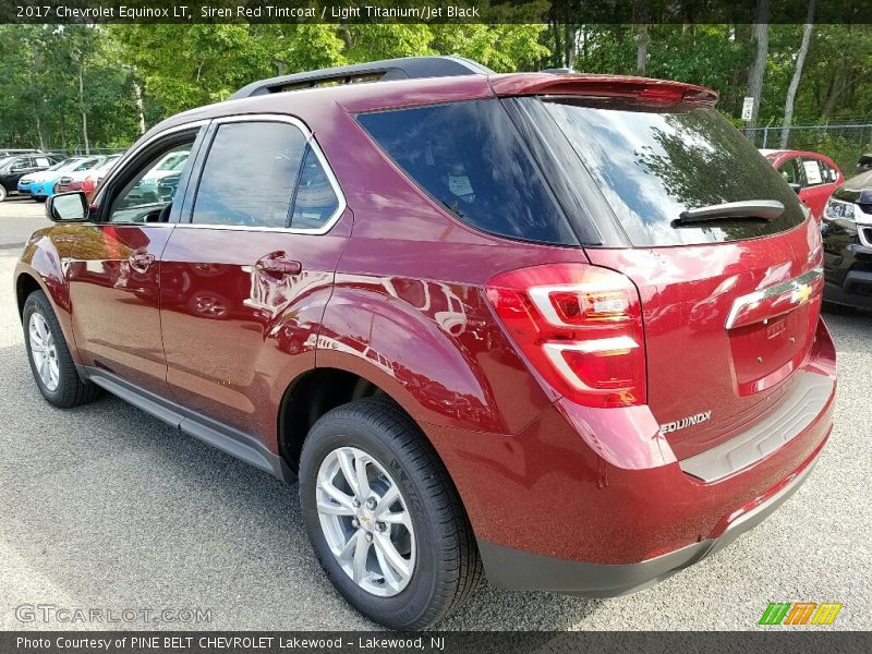 Siren Red Tintcoat / Light Titanium/Jet Black 2017 Chevrolet Equinox LT