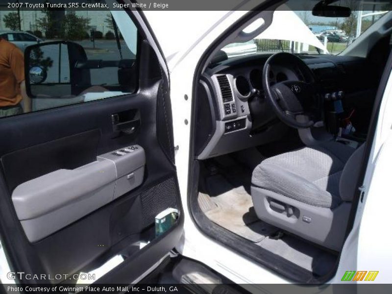 Super White / Beige 2007 Toyota Tundra SR5 CrewMax