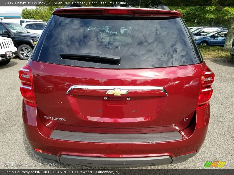 Siren Red Tintcoat / Light Titanium/Jet Black 2017 Chevrolet Equinox LT