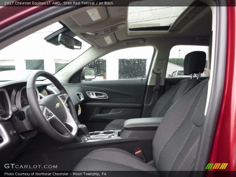 Siren Red Tintcoat / Jet Black 2017 Chevrolet Equinox LT AWD