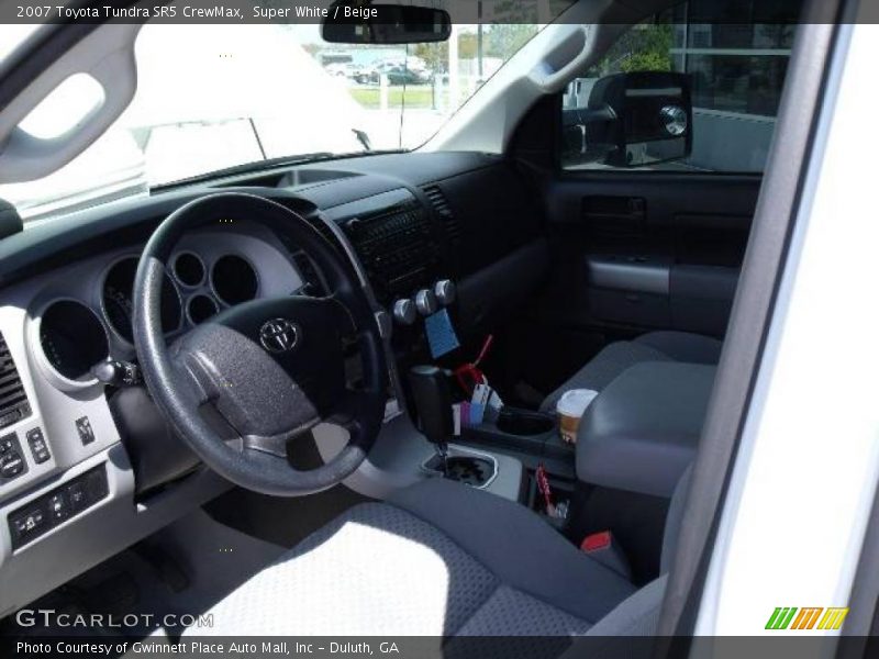 Super White / Beige 2007 Toyota Tundra SR5 CrewMax