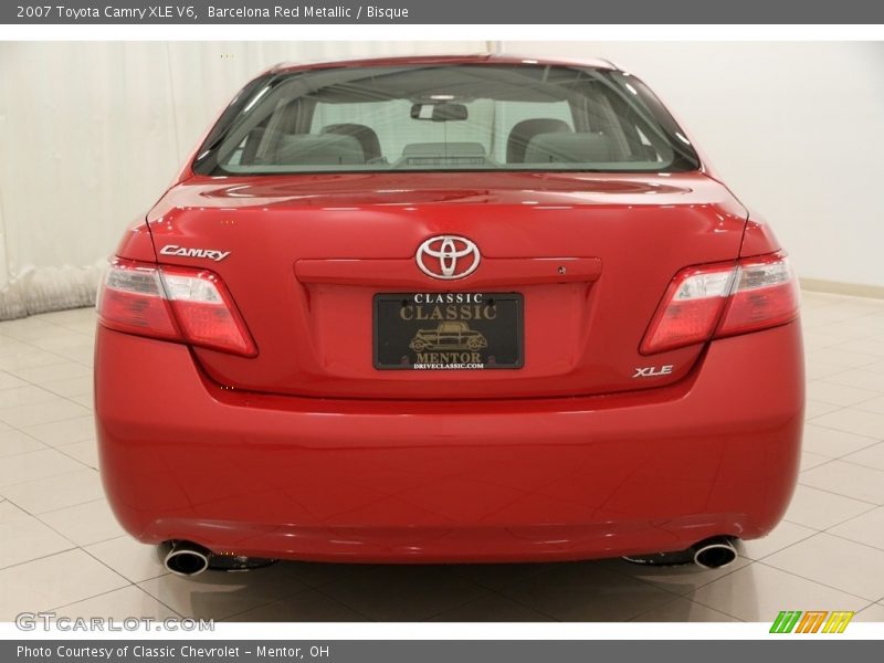 Barcelona Red Metallic / Bisque 2007 Toyota Camry XLE V6