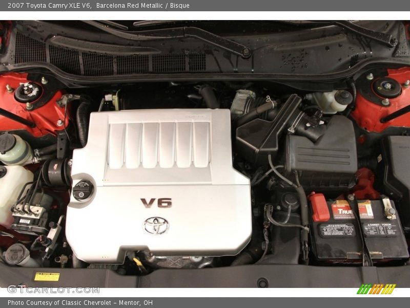 Barcelona Red Metallic / Bisque 2007 Toyota Camry XLE V6