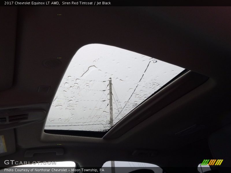 Siren Red Tintcoat / Jet Black 2017 Chevrolet Equinox LT AWD