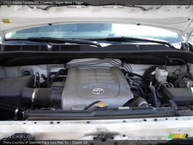 Super White / Beige 2007 Toyota Tundra SR5 CrewMax