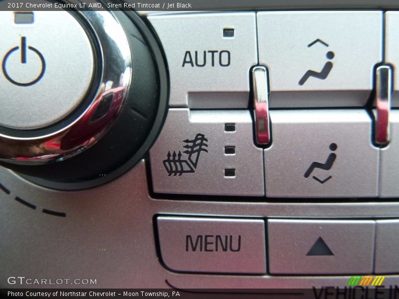 Siren Red Tintcoat / Jet Black 2017 Chevrolet Equinox LT AWD