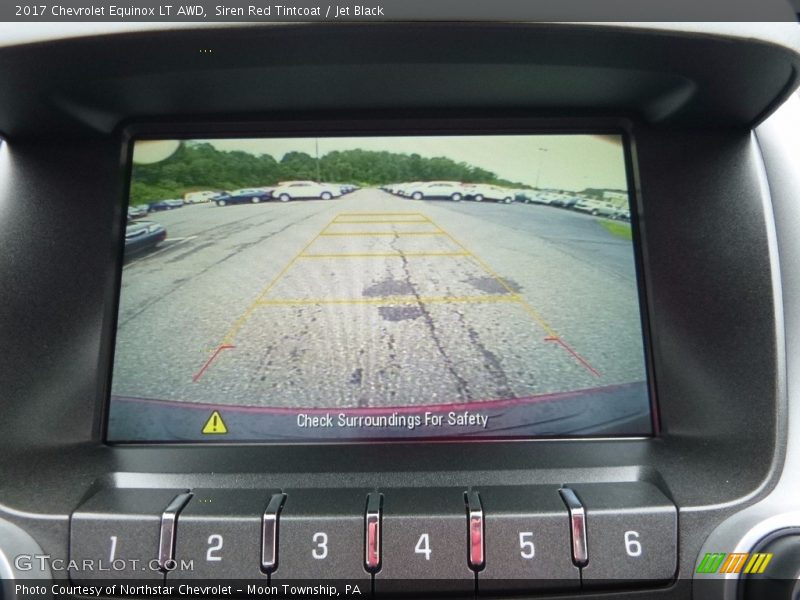 Siren Red Tintcoat / Jet Black 2017 Chevrolet Equinox LT AWD