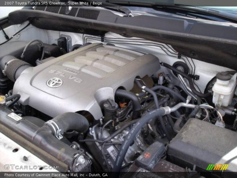 Super White / Beige 2007 Toyota Tundra SR5 CrewMax