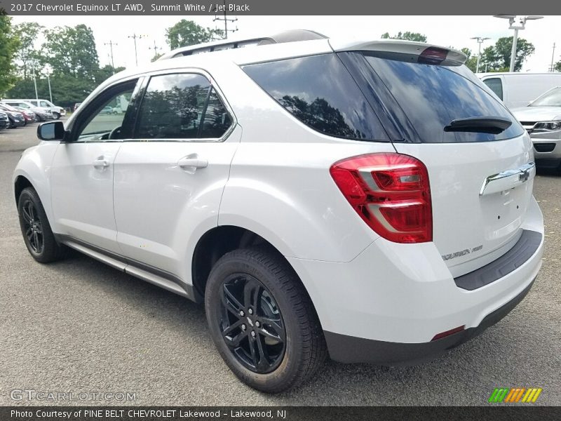 Summit White / Jet Black 2017 Chevrolet Equinox LT AWD