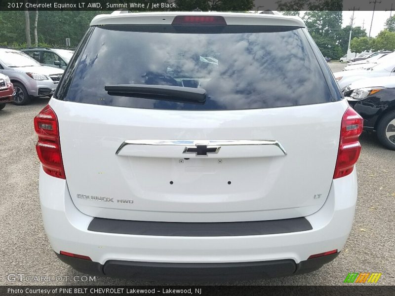 Summit White / Jet Black 2017 Chevrolet Equinox LT AWD