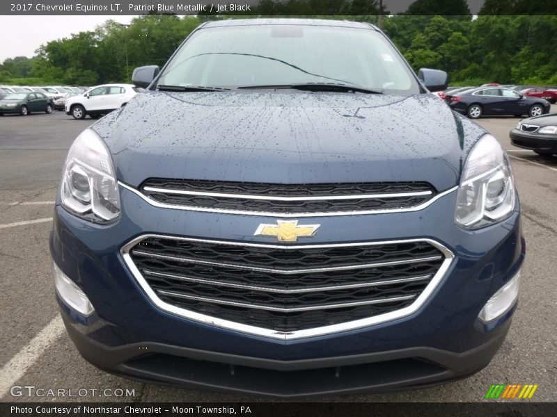 Patriot Blue Metallic / Jet Black 2017 Chevrolet Equinox LT