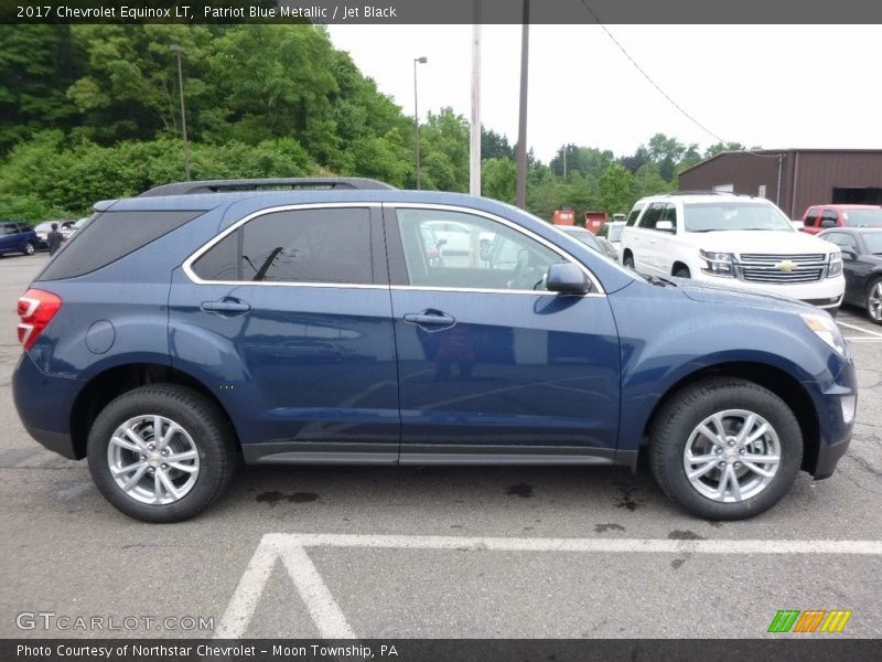 Patriot Blue Metallic / Jet Black 2017 Chevrolet Equinox LT