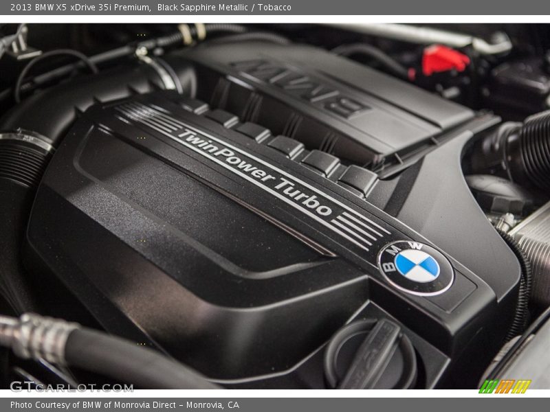 Black Sapphire Metallic / Tobacco 2013 BMW X5 xDrive 35i Premium