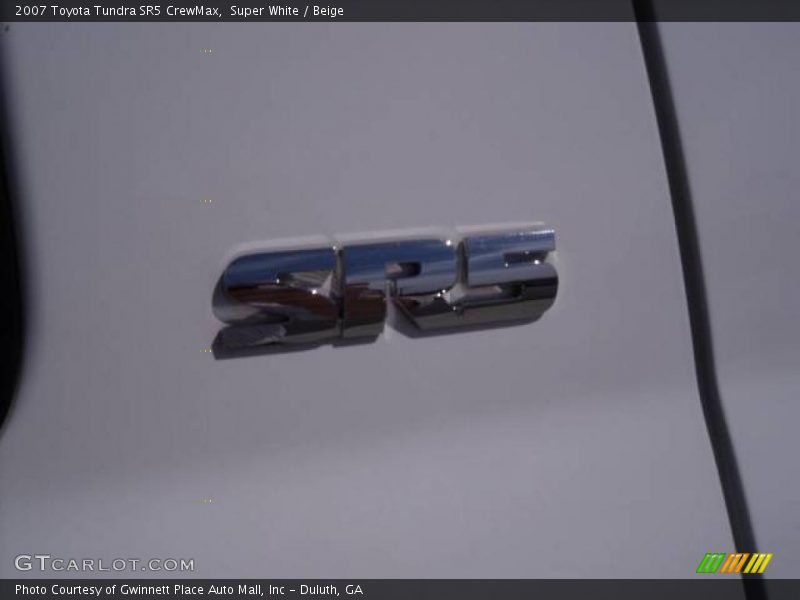 Super White / Beige 2007 Toyota Tundra SR5 CrewMax