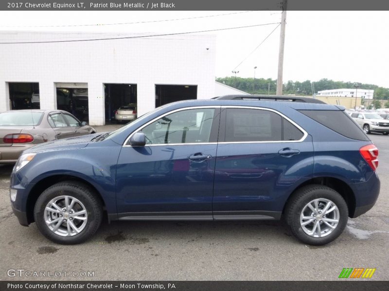 Patriot Blue Metallic / Jet Black 2017 Chevrolet Equinox LT