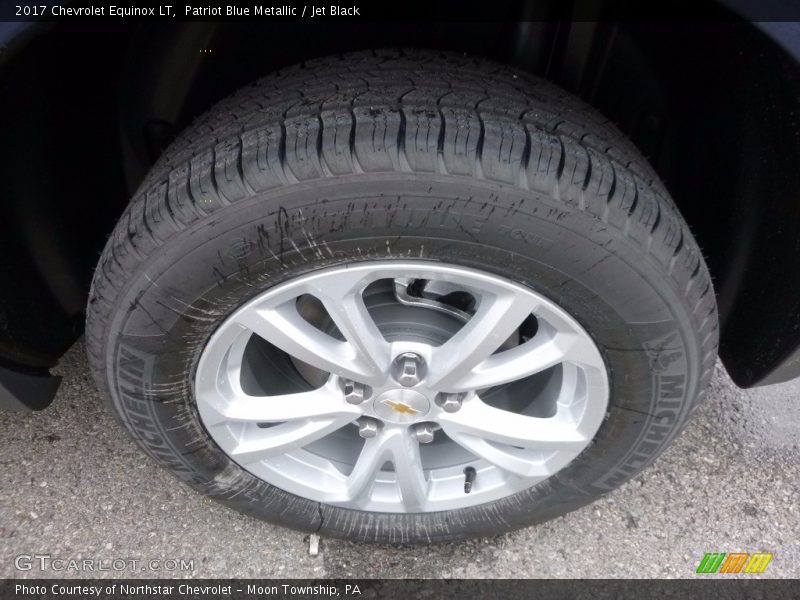 Patriot Blue Metallic / Jet Black 2017 Chevrolet Equinox LT