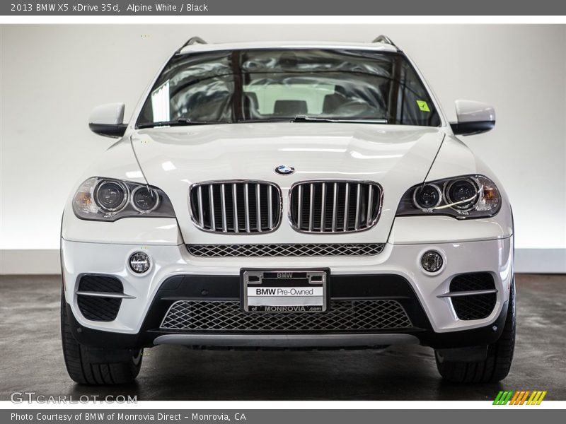 Alpine White / Black 2013 BMW X5 xDrive 35d