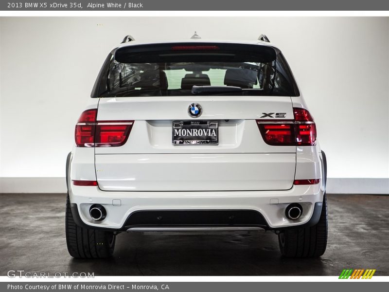 Alpine White / Black 2013 BMW X5 xDrive 35d