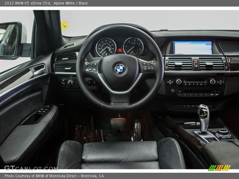 Alpine White / Black 2013 BMW X5 xDrive 35d