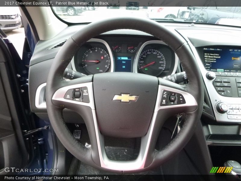 Patriot Blue Metallic / Jet Black 2017 Chevrolet Equinox LT