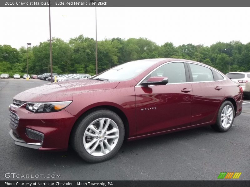 Butte Red Metallic / Jet Black 2016 Chevrolet Malibu LT