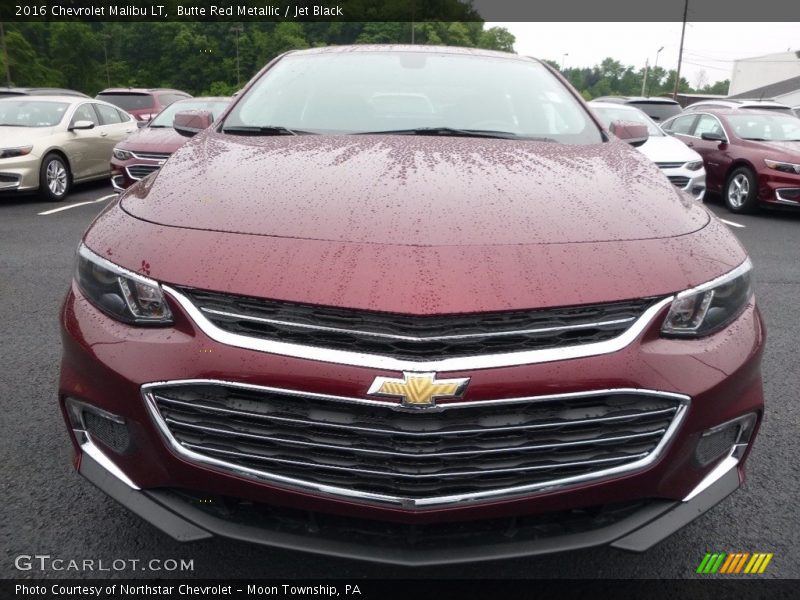 Butte Red Metallic / Jet Black 2016 Chevrolet Malibu LT