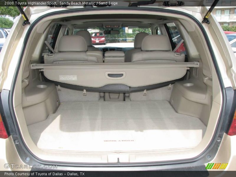 Sandy Beach Metallic / Sand Beige 2008 Toyota Highlander Sport