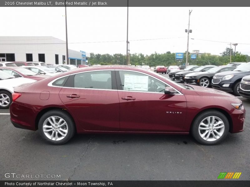 Butte Red Metallic / Jet Black 2016 Chevrolet Malibu LT